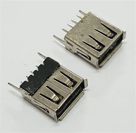 USB STRAIGHT TYPE A FEMALE PCB MOUNT CONNECTOR