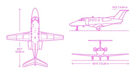 Embraer Phenom 100 Dimensions & Drawings | Dimensions.Guide