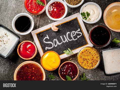 Set Different Sauces Image & Photo (Free Trial) | Bigstock