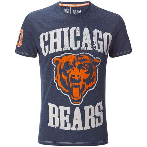 NFL Men's Chicago Bears Logo T-Shirt - Navy | Pop In A Box UK