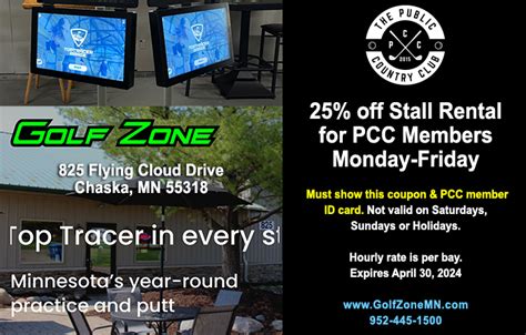 PCC Discount at Golf Zone (Chaska, MN)