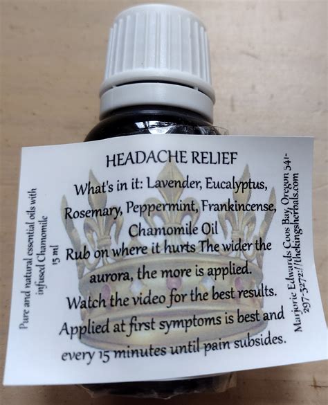 Headache Relief Blend - The Kings Herbals