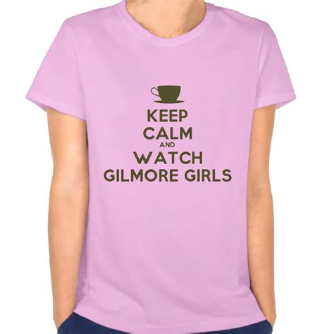 AGARY&EASY Keep Calm Watch Gilmore Girls Women's Tee Vogue Shirts T shirt for Women-in T-Shirts ...