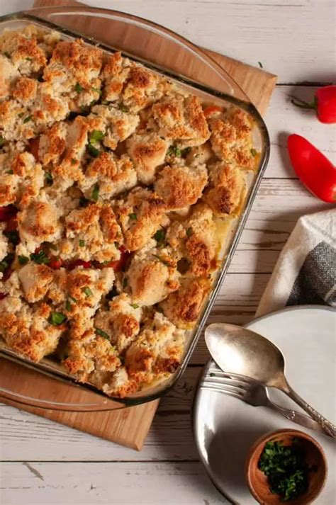 Grandma's Chicken and Biscuit Casserole - Mountain Berry Eats