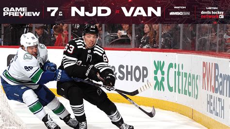 Devils Host Canucks on API Night | PREVIEW | New Jersey Devils