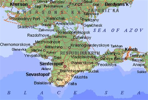 Crimea Map Ukraine