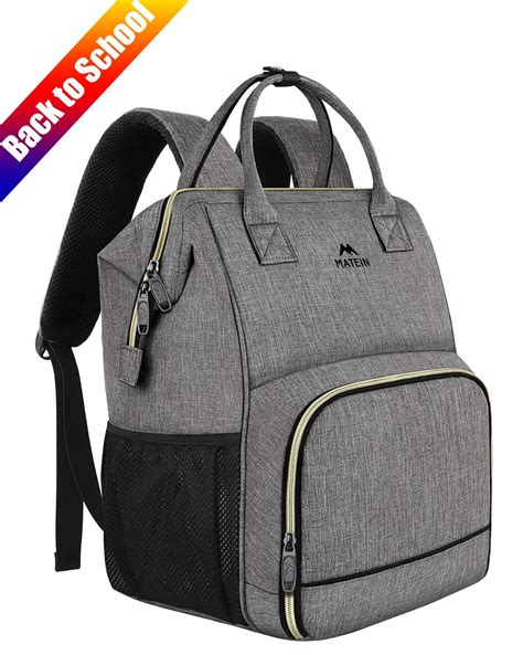 Lunch Backpack, Insulated Cooler Backpack Lunch Box Laptop Backpack ...