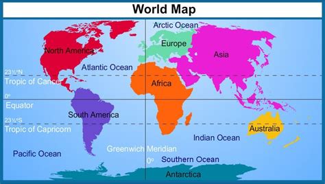 Africa Map With Equator And Tropic Of Cancer