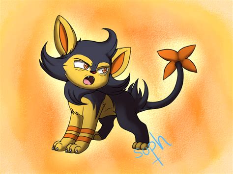 Shiny Luxio by aWWEsomeSoph on DeviantArt