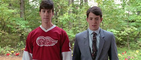 Detroit Red Wings Ice Hockey Jersey Worn By Alan Ruck In Ferris Bueller’s Day Off (1986)