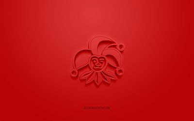 Download wallpapers Helsingin Jokerit, creative 3D logo, red background ...