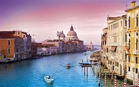 landscape, City, Venice, Italy, Canal, Building, Church, Architecture ...