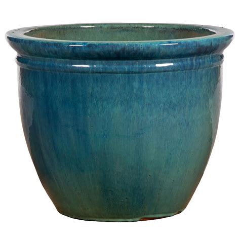20-in W x 16-in H Ceramic Planter in the Pots & Planters department at Lowes.com