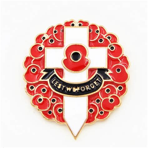 DHL FREE SHIPPING The Royal British Legion Red Enamelled Hottest Poppy ...