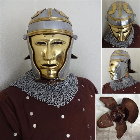 Roman Cavalry Helmet With Face Mask