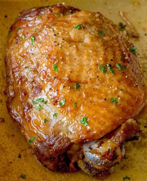 Easy Roasted Turkey Thighs Recipe - Dinner, then Dessert