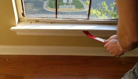 Repairing Interior window sill damage – Gleamy Home