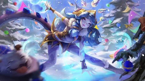 #7.3307, Neeko, LoL, Art, 4K Wallpaper