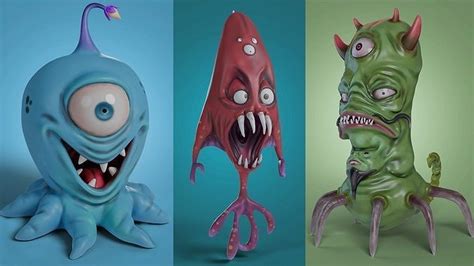 Stylized monsters 3D Model Collection | CGTrader