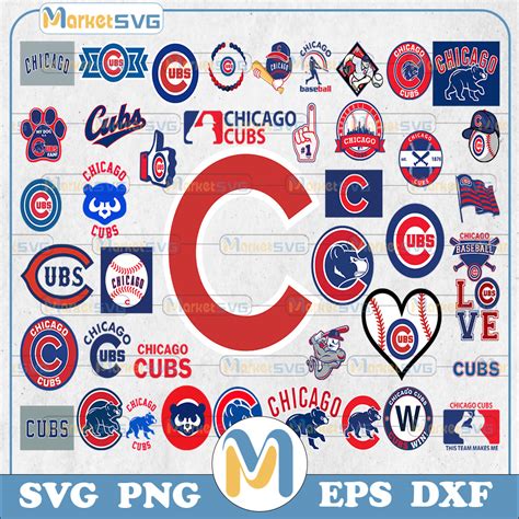 43 Files Chicago Cubs Baseball Team Svg, Chicago Cubs Svg, M - Inspire Uplift