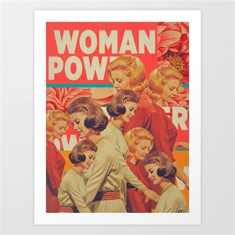 Woman Power Art Print by frankmoth | Society6