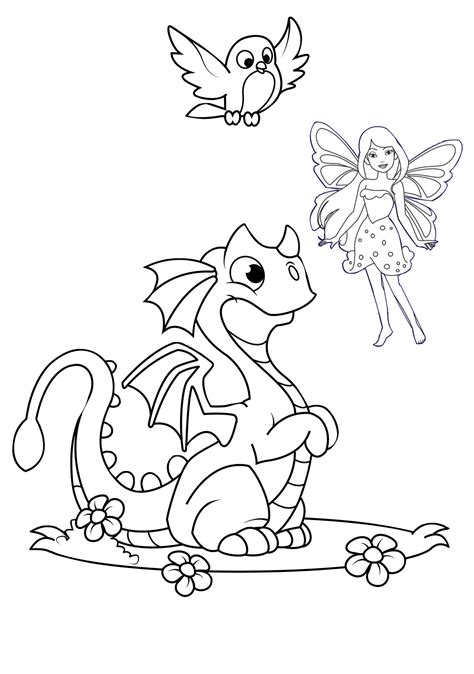 35 best ideas for coloring | Mythical Dragon Coloring Pages