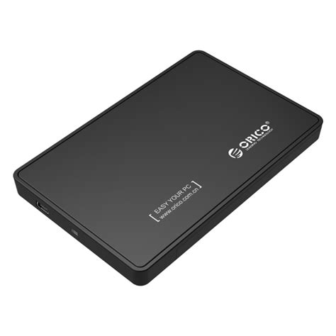 External Hard Drive Enclosure USB 3.0 For 2.5" SATA HDD & SSD – Black