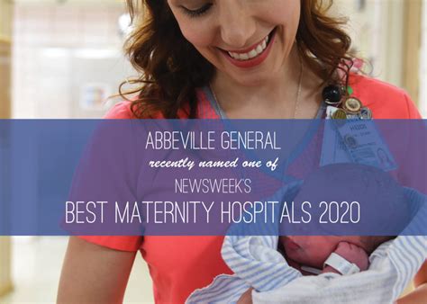 Best Maternity Care Hospitals 2020 by Newsweek - Abbeville General Hospital