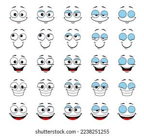 Cartoon Face Blink Eye Animation Vector Stock Vector (Royalty Free ...