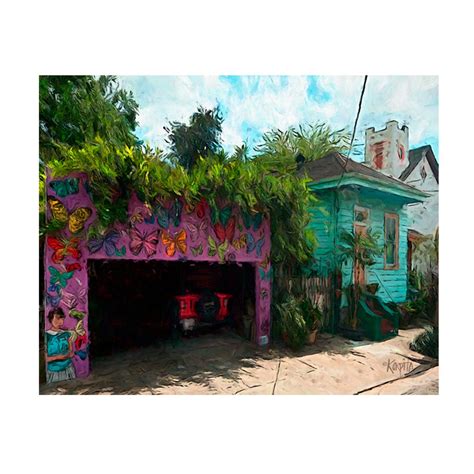 New Orleans Art Bywater House New Orleans House Butterfly - Etsy