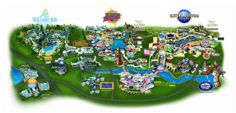 Universal Studios Orlando Map [Florida Theme Park Maps]