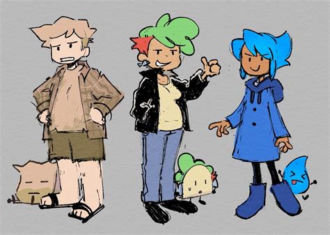 bfb humanized in 2023 | Character design, Character art, Cute art