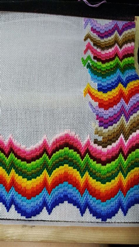 Doris Gomez | Bargello needlepoint, Needlepoint patterns, Bargello patterns