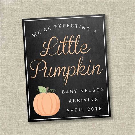 Pumpkin Pregnancy Announcement