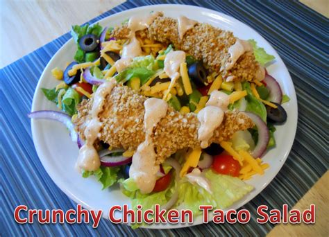 Crunchy Chicken Taco Salad - Eat at Home