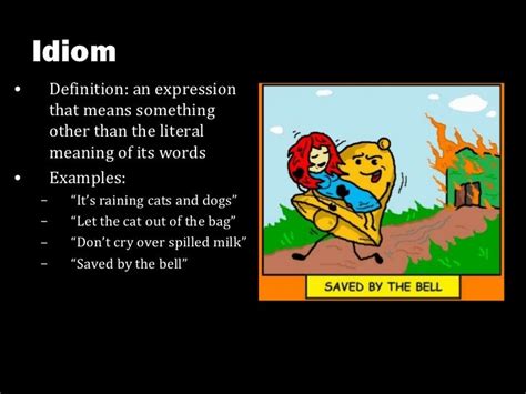 Literary terms - Idiom and Theme