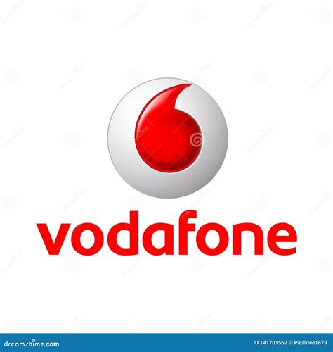 Vodafone Logo Vector Illustration Editorial Photography - Illustration ...