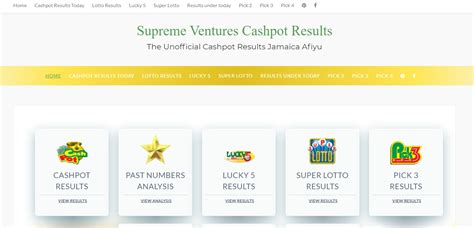 6 Cash Pot Results for today - Supreme Ventures Cash Pot Results - Jamaica