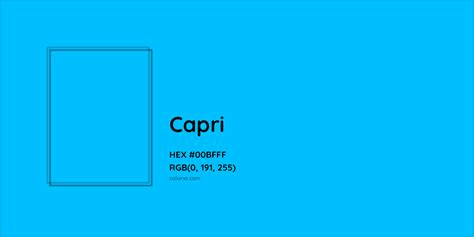 About Capri - Color meaning, codes, similar colors and paints - colorxs.com