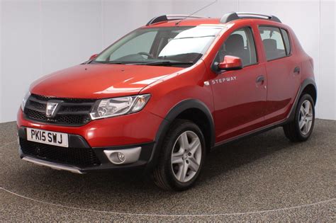 Used 2015 RED DACIA SANDERO STEPWAY Hatchback 0.9 AMBIANCE TCE 5DR 90 BHP for sale in Stockport ...