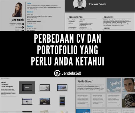 Apa Bedanya Cv Dan Portfolio Design - IMAGESEE