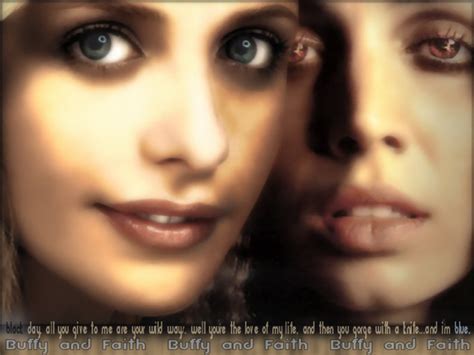 Buffy & Faith - Buffy vs Faith Wallpaper (880438) - Fanpop