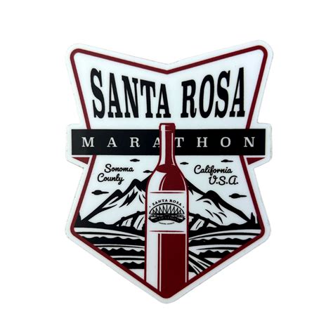 Santa Rosa Marathon Vinyl Decal – Ventures Endurance Online Store