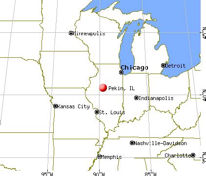 Pekin, Illinois (IL 61554) profile: population, maps, real estate ...