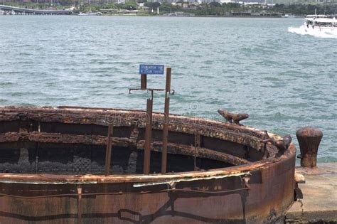 Arizona Memorial USS Arizona Wreck Editorial Photography - Image of battleship, asian: 209037847