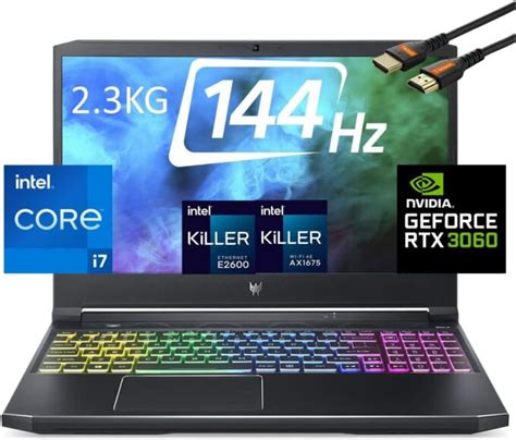 Acer Predator Helios 300 - i7-11800H · RTX 3060 105W · 15.6”, Full HD ...