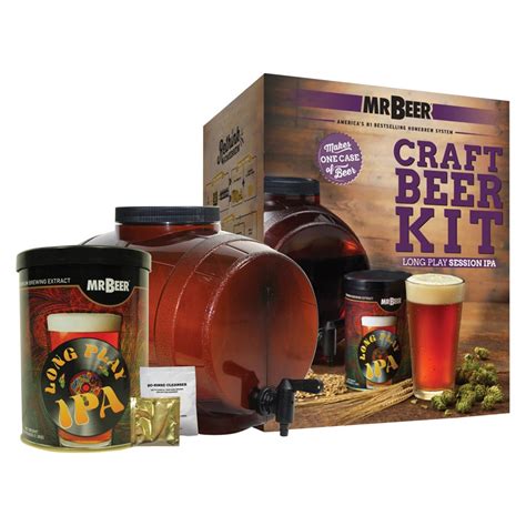 Mr. Beer Long Play IPA Craft Beer Making Kit | Beer making kits, Beer ...