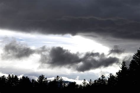 Free picture: sky, landscape, tree, fog, cloud