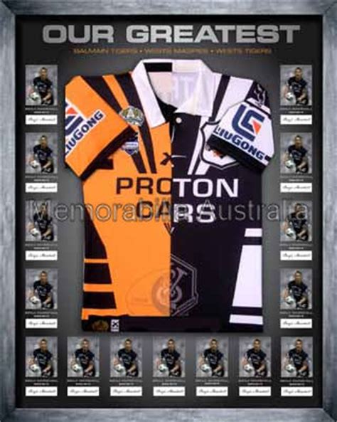 Wests Tigers Greatest Signed Jersey :: Wests Tigers :: NRL - Rugby ...