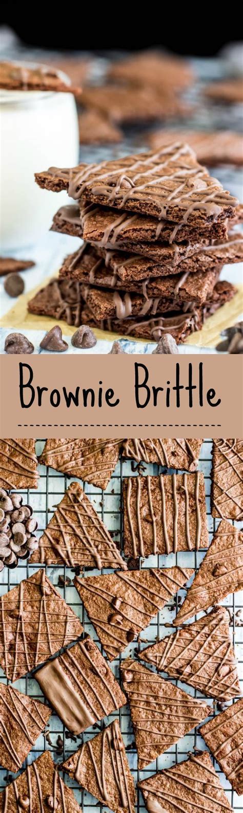 Brownie Brittle - This recipe is so easy and doesn't even need a box ...